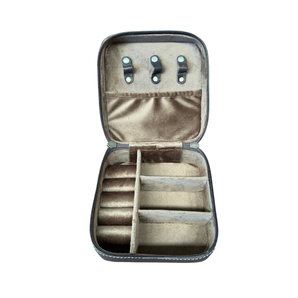 Cowhide Tooled Jewellery Box