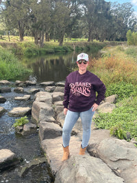 Dayboro Crew Neck - Plum