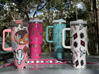 Western Style 40oz Tumblers