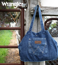 Wrangler Denim Pocket Tote Bag