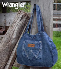 Wrangler Denim Pocket Tote Bag