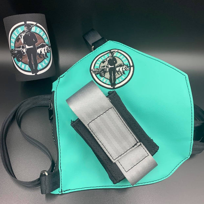 BB4X4 Teal Holster & Stubby Cooler Combo