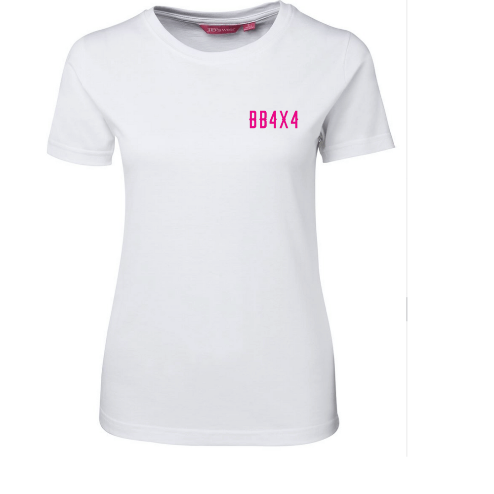 BB4x4 White Cotton Tshirt