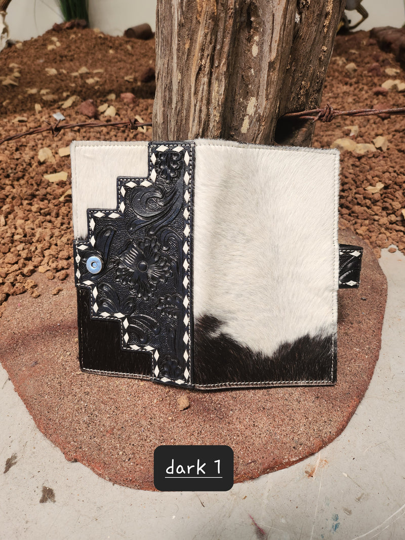 MantaTooling Leather Slim Button Wallet