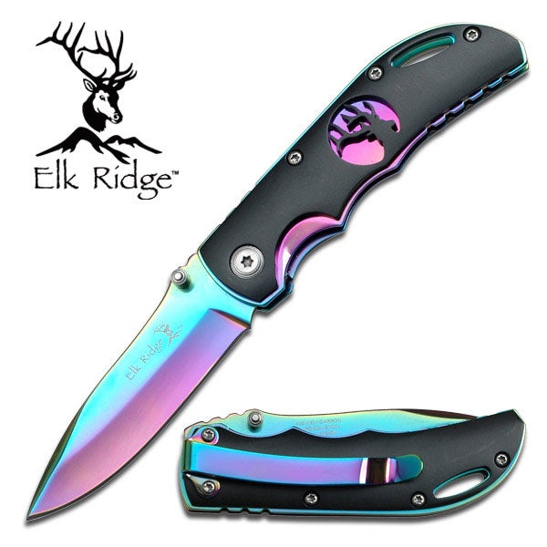 Elk Ridge Rainbow Pocket Knife