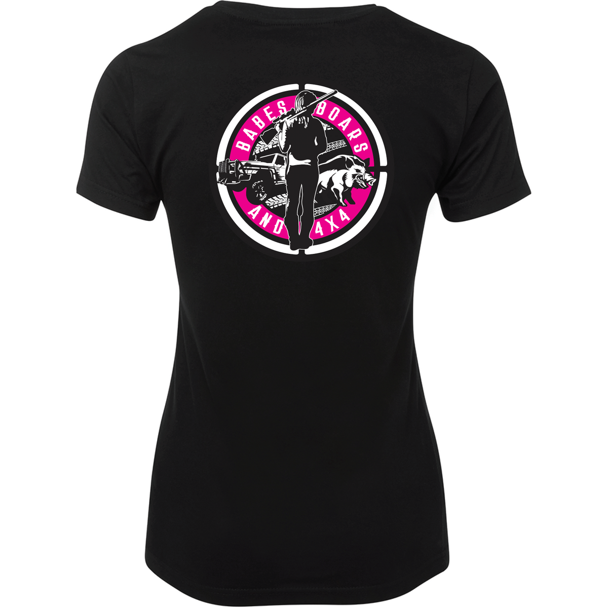 BB4X4  Black Cotton Tshirt