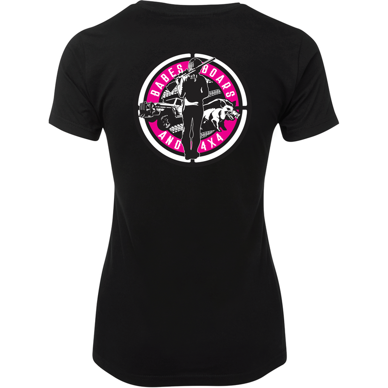 BB4X4  Black Cotton Tshirt