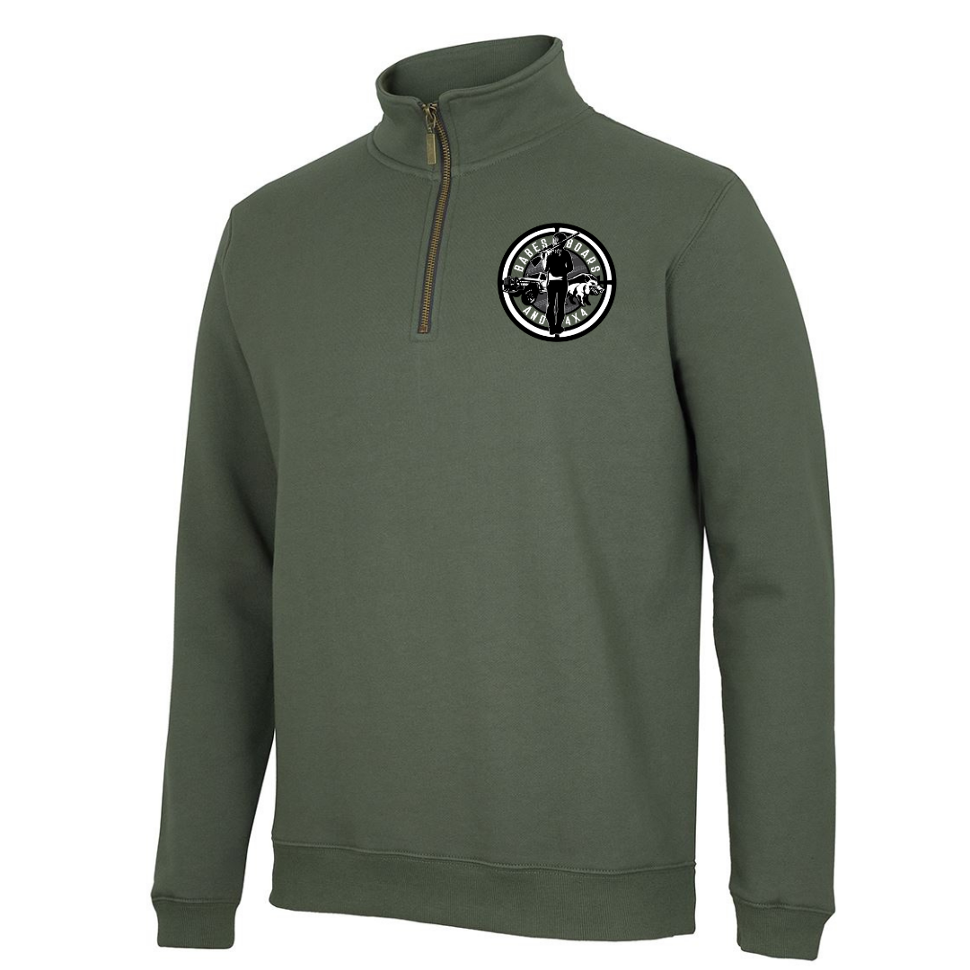 Longreach 1/2 Zip - Army Green