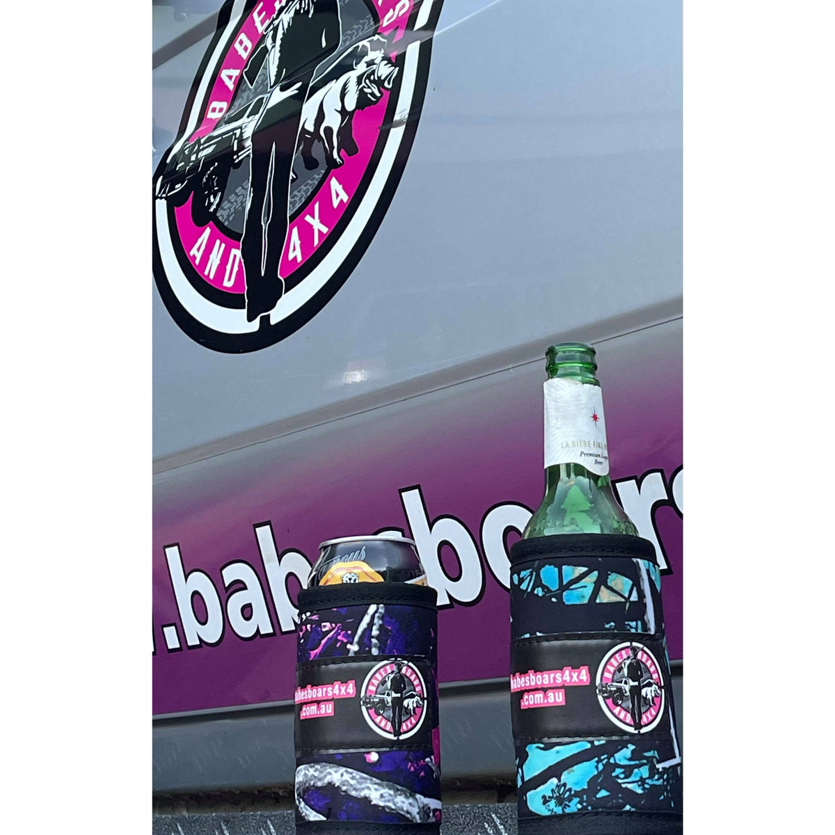 BB4x4 Muddy Girl Wrap Around Stubby Cooler Twin Pack
